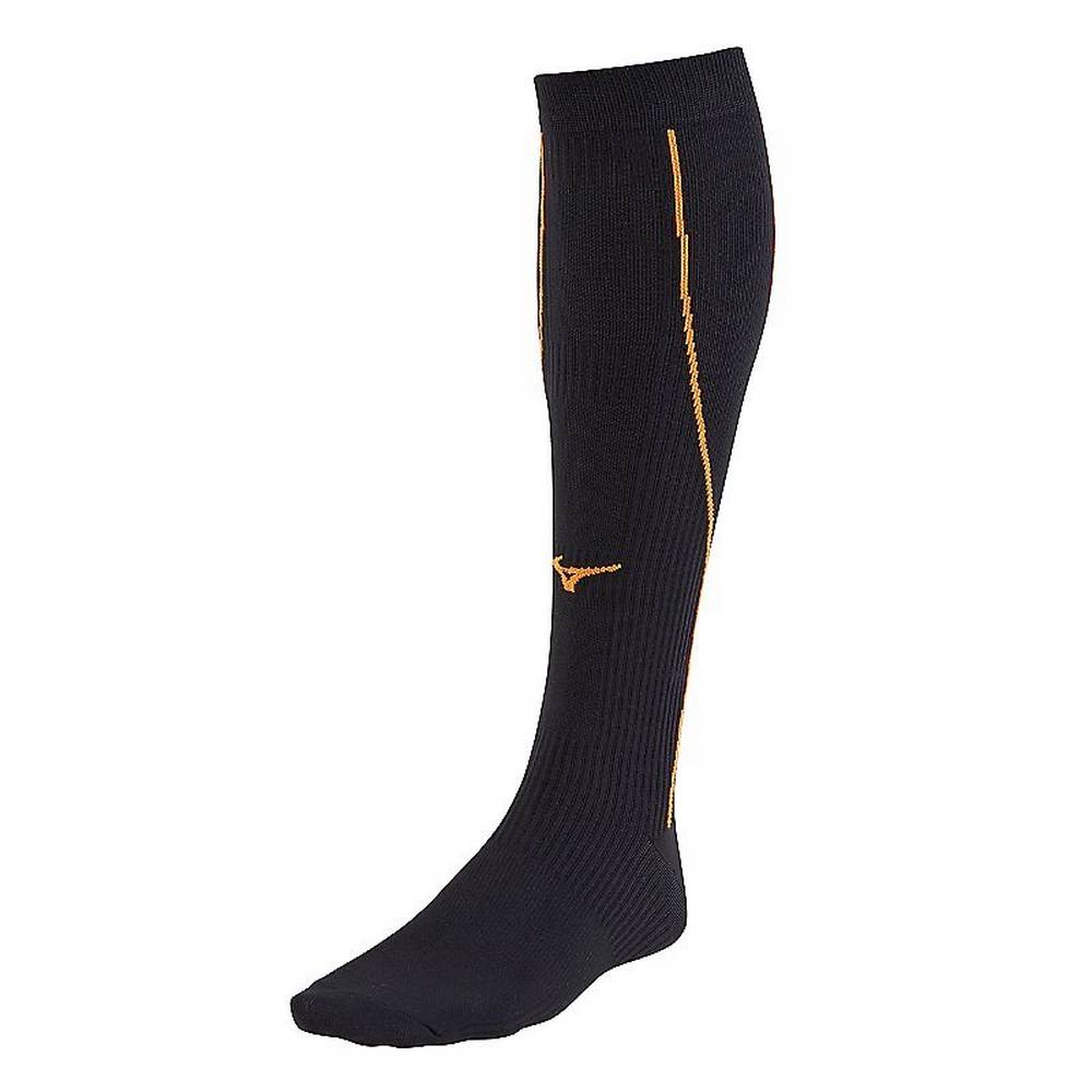 Mens Mizuno Compression Running Socks Black Philippines (XIWQFR195)